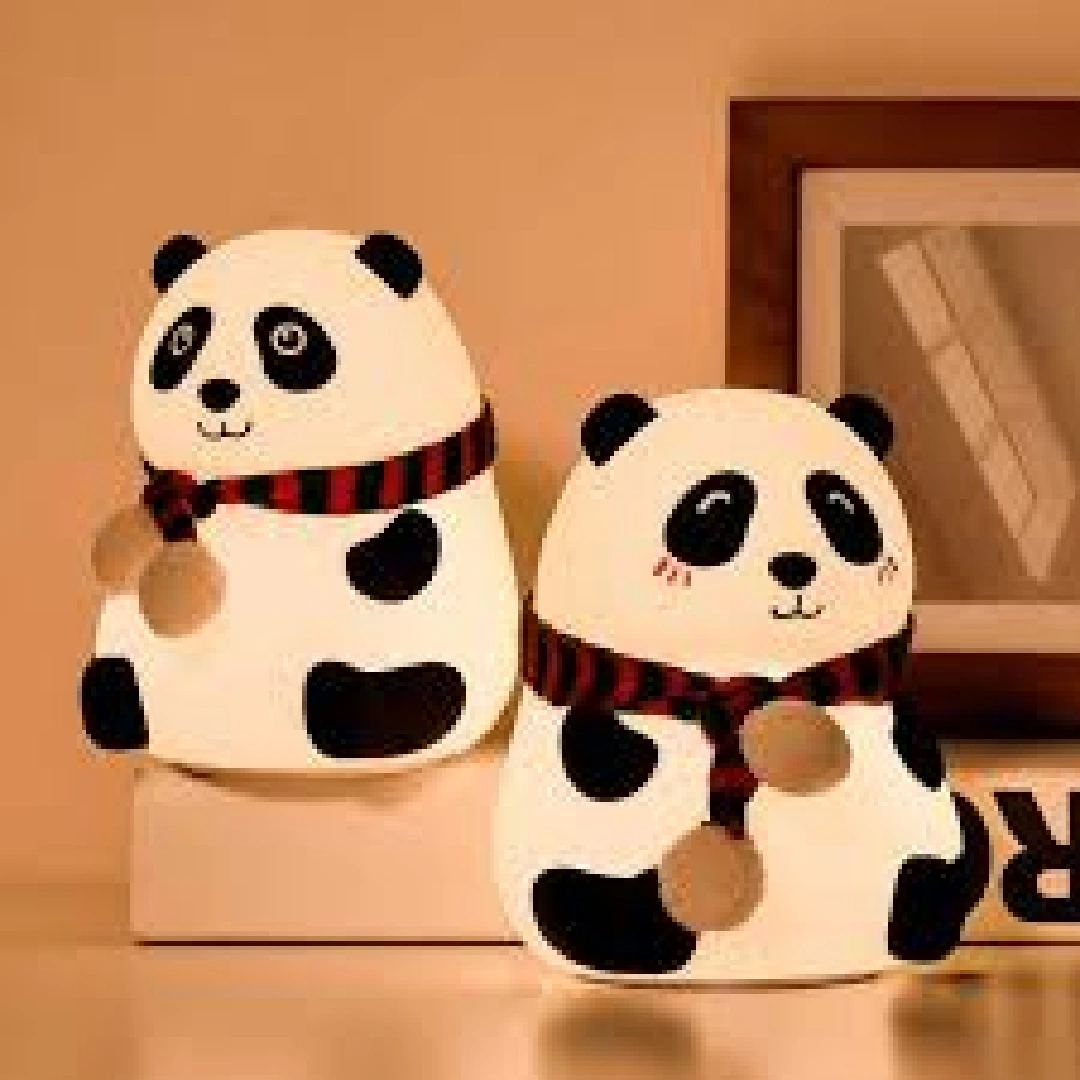 Mobtude SIlicone Panda Touch Night Light Lamp